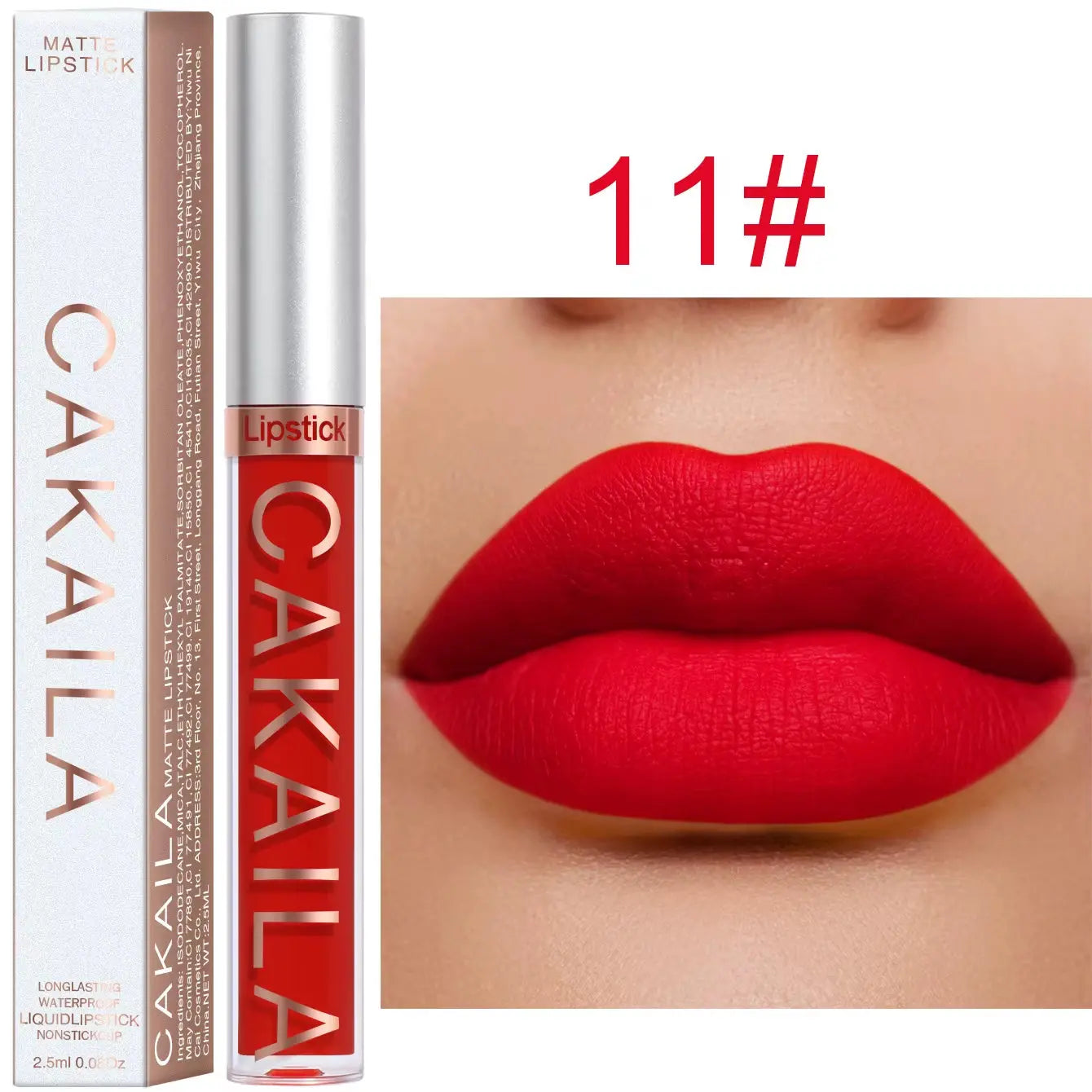 18 Color Lipstick Matte Non-Stick Cup Waterproof Lip Gloss