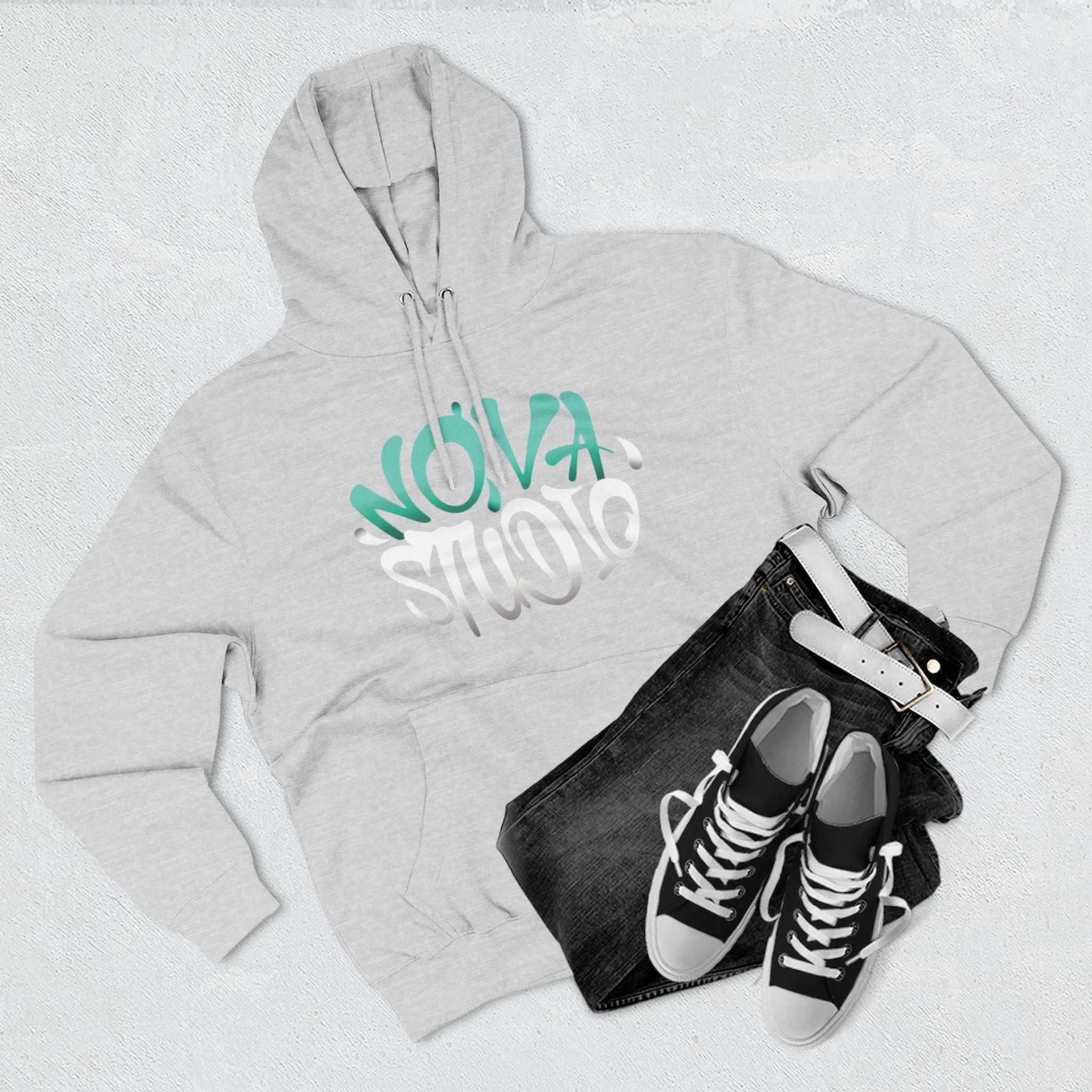 Nova Studio Three-Panel Hoodie - Cozy Streetwear, Unisex Gift, Casual Weekend Apparel, Trendy Layering Piece, Perfect for All Seasons