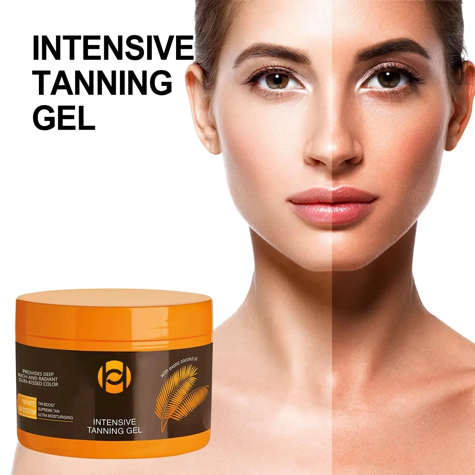 Tanning Repair Gel, Outdoor Seaside Tanning, Bronzer, Moisturizing, Healthy Complexion, Self-Care, Bronzer, Repair Gel