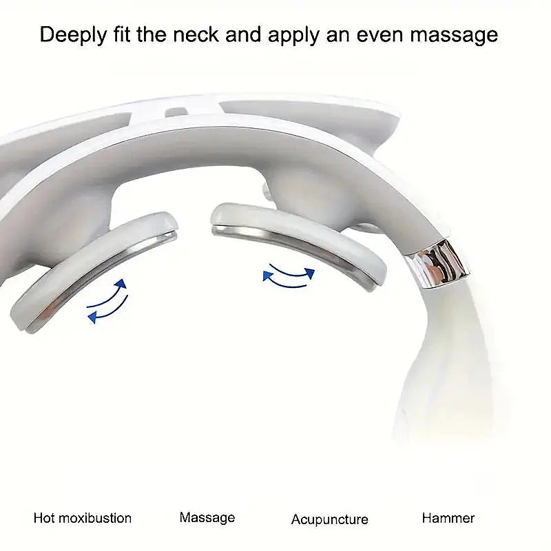 Back Neck Massager, 4 Massage Heads Smart Shoulder Neck Massage Tools for Home Use, Valentine'S Day Gift
