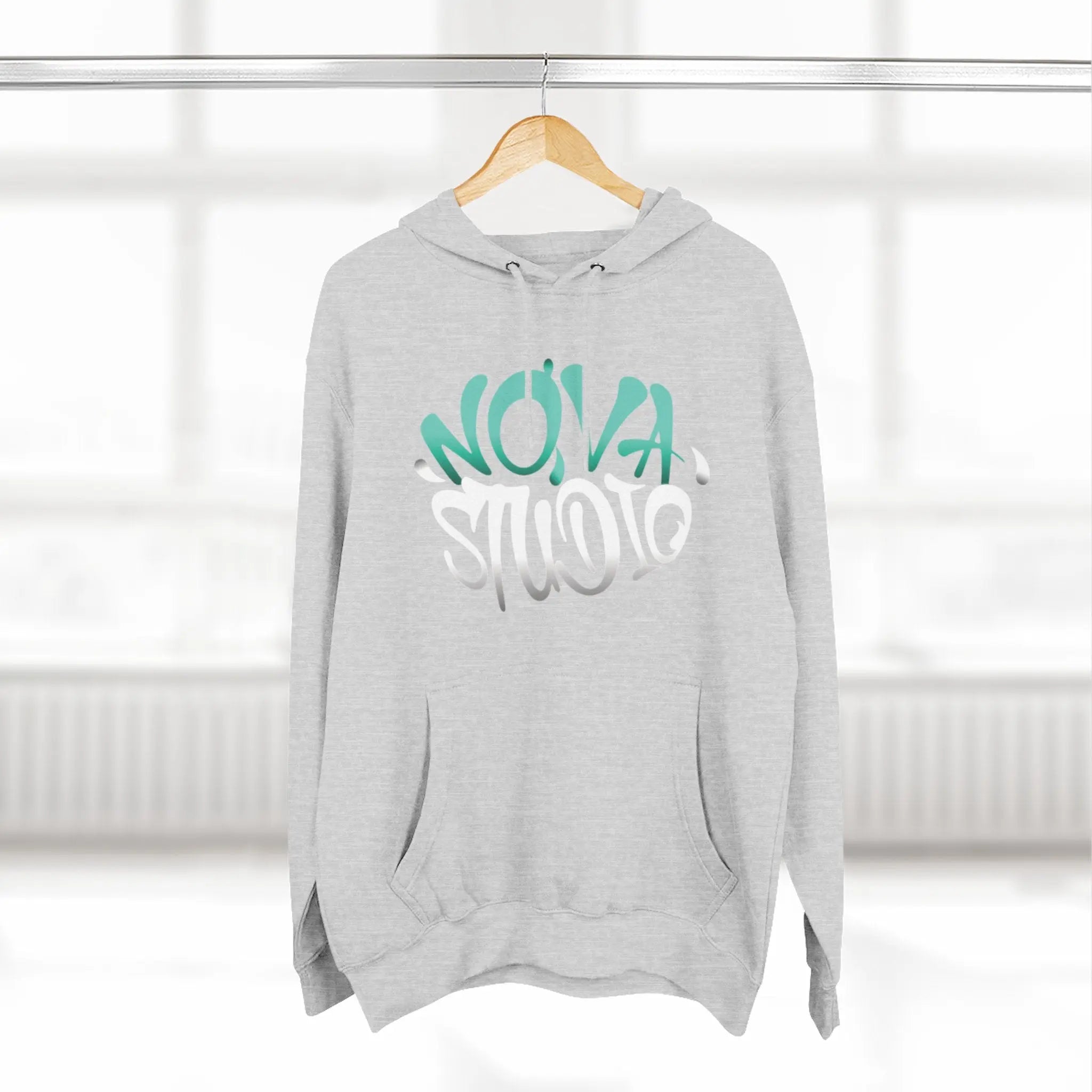 Nova Studio Three-Panel Hoodie - Cozy Streetwear, Unisex Gift, Casual Weekend Apparel, Trendy Layering Piece, Perfect for All Seasons