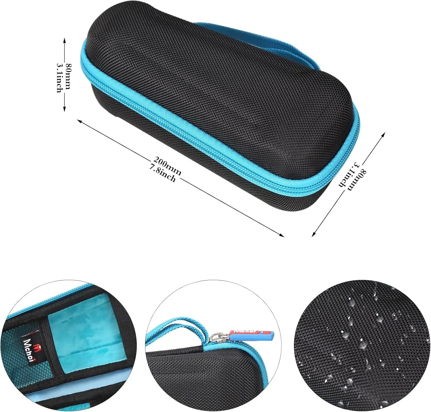 Hard Case Suitable for Gillette Intimate Men’S Manscape Pubic Hair Trimmer, Waterproof Shockproof Manscaping Body Groomer Protective Case, Case Only