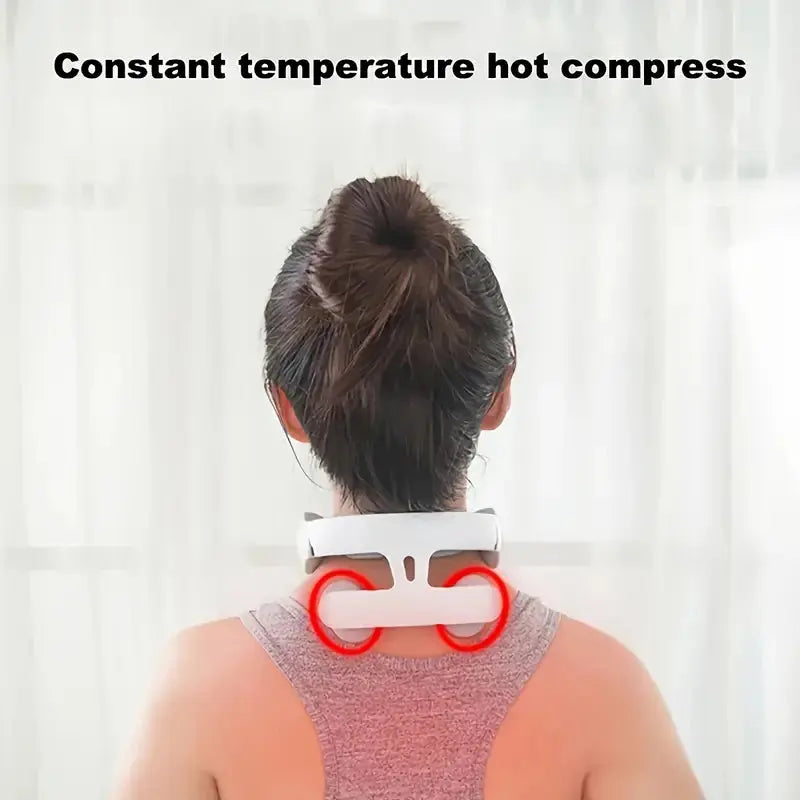 Back Neck Massager, 4 Massage Heads Smart Shoulder Neck Massage Tools for Home Use, Valentine'S Day Gift