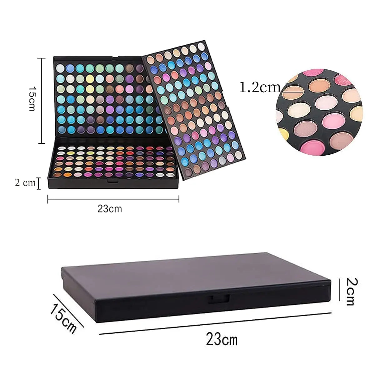 252 Colors Eyeshadow Palette Makeup Set 3 Layers High Pigmented Matte Shimmer Eyeshadow Pallet Professional Full Eye Makeup Kit Eyeshadow Box Ultimate Cosmetics Set