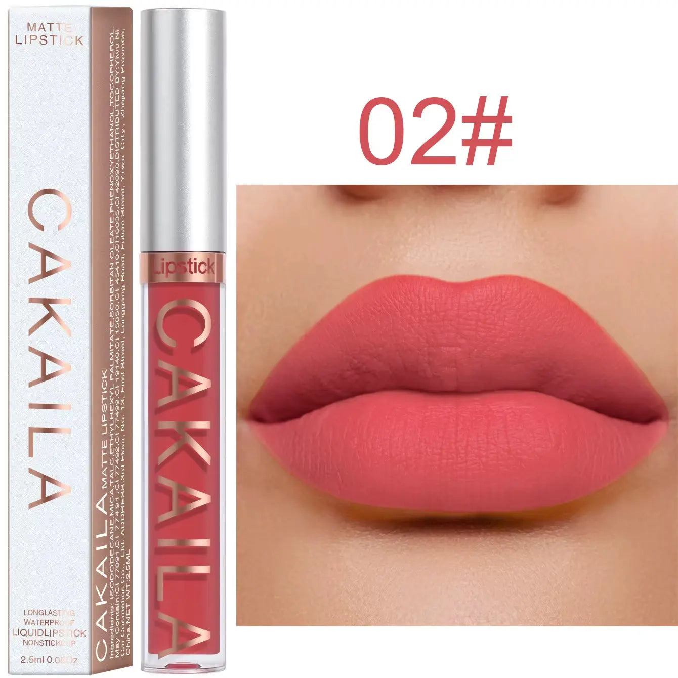 18 Color Lipstick Matte Non-Stick Cup Waterproof Lip Gloss