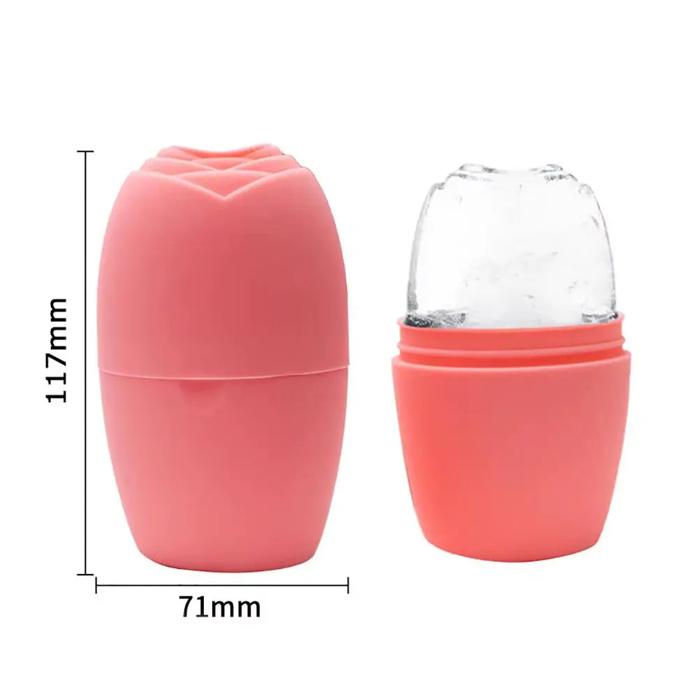 Skin Care Face Lifting Contouring Tool Silicone Ice Cube Trays Ice Globe Ice Balls Face Massager Facial Roller Reduce Acne