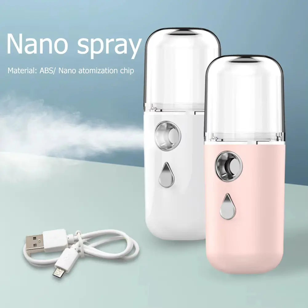 Mini 30Ml Humidifier Diffuser Nano Face Spray USB Facial Body Nebulizer Steamer Moisturizing Humidifier Skin Care