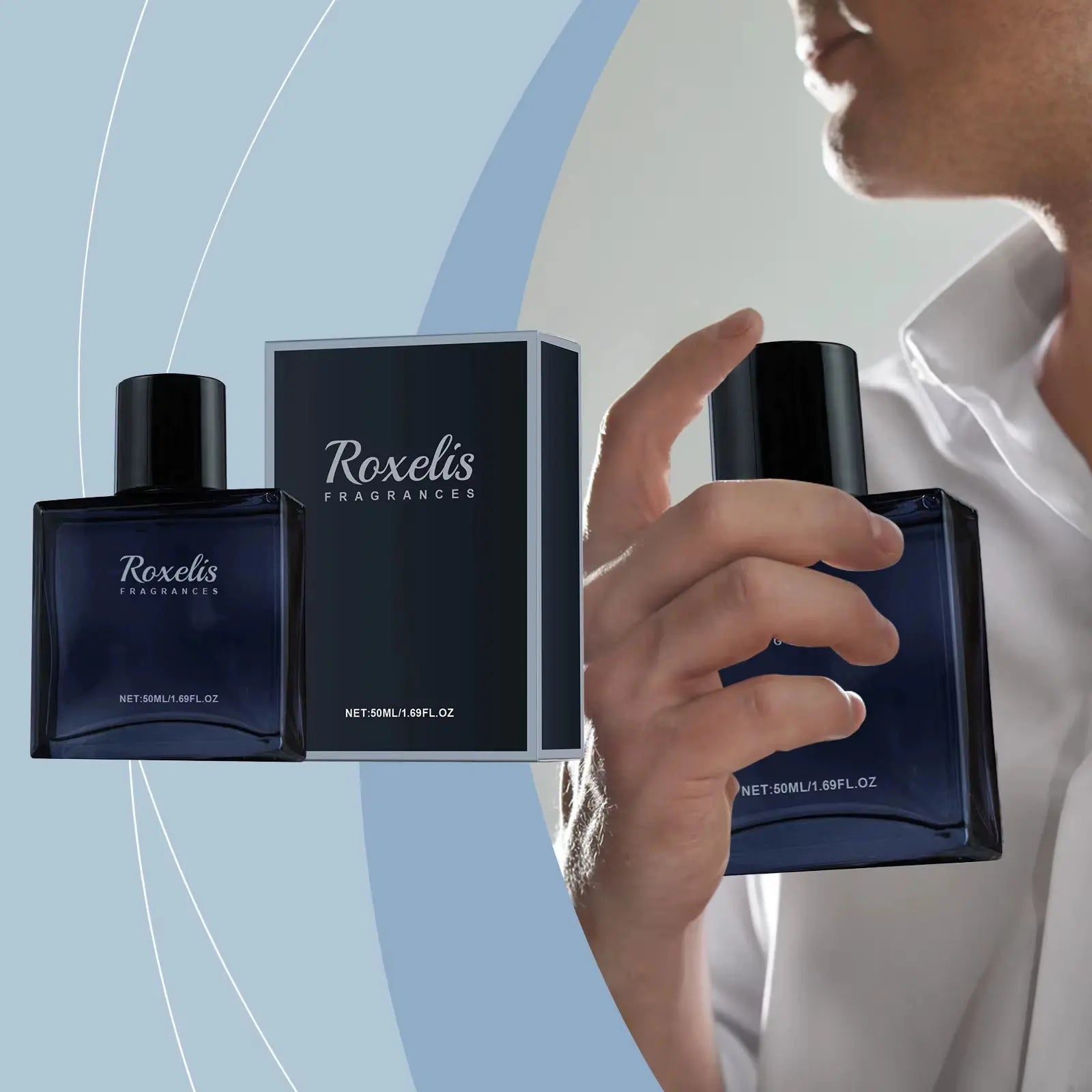 50Ml Glamour Men Perfume Spray Bergamot Cologne Light Fragrance Romantic Pheromone Dating Atmosphere Flirting Perfume