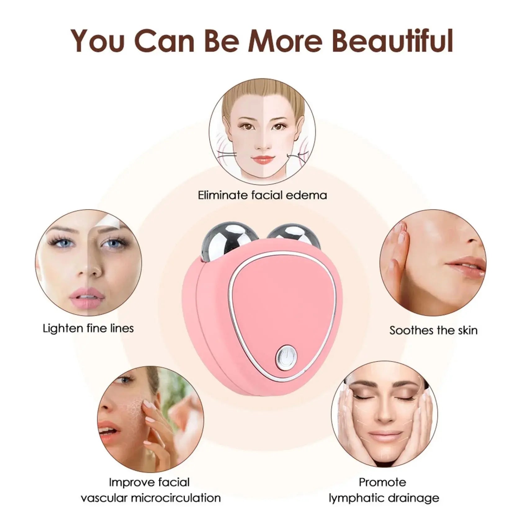 Microcurrent Facial Device, Mini Microcurrent Face Lift Device, Face Lift Toning/Sculpting/Firming Tool, Anti-Ageing, Skin and Rejuvenation