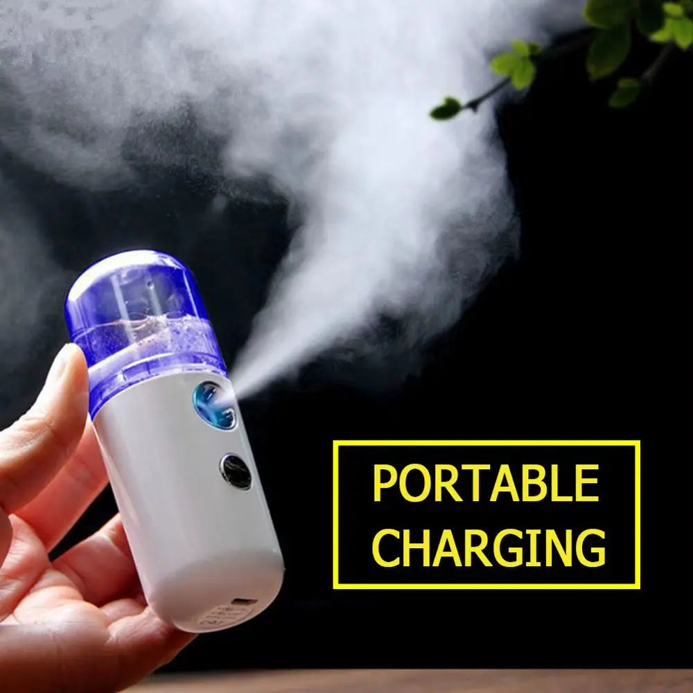 Mini 30Ml Humidifier Diffuser Nano Face Spray USB Facial Body Nebulizer Steamer Moisturizing Humidifier Skin Care