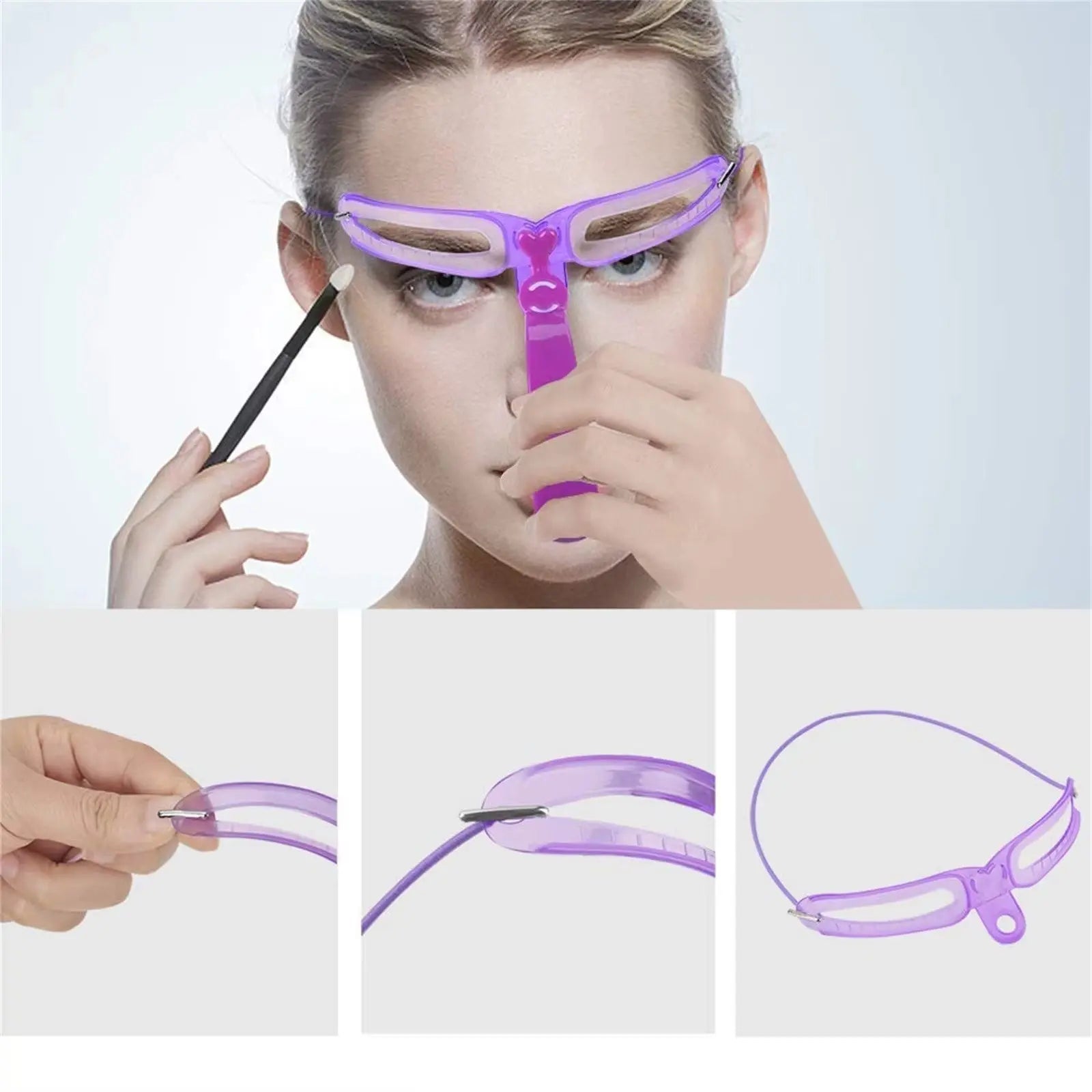 8 Styles Eyebrow Stencil Shaping Eye Brow Reusable Adjustable Makeup Model Template Eyebrows Card Women Beauty Makeup Tools