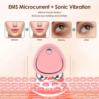 Microcurrent Facial Device, Mini Microcurrent Face Lift Device, Face Lift Toning/Sculpting/Firming Tool, Anti-Ageing, Skin and Rejuvenation