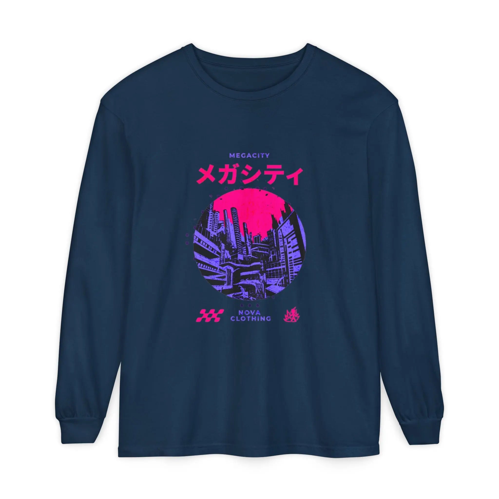 Retro Graphic Long Sleeve T-Shirt, Casual Unisex Tee, Streetwear, Gift for Him/Her, Perfect for Fall & Winter