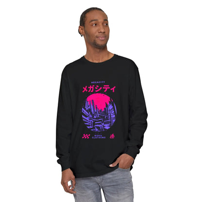 Retro Graphic Long Sleeve T-Shirt, Casual Unisex Tee, Streetwear, Gift for Him/Her, Perfect for Fall & Winter