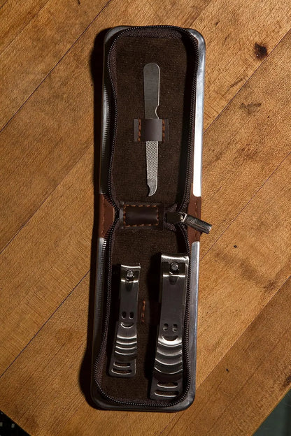 Mens Nail Grooming Kit - Nail Clippers for Men - Stainless Steel Mens Nail Clippers Set - Christmas Stocking Stuffers for Mens