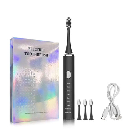 Electric Toothbrush Sonic Electric Toothbrush for Adult Teeth Whitening Rechargeable Electric Toothbrush with Tooth Brush Case