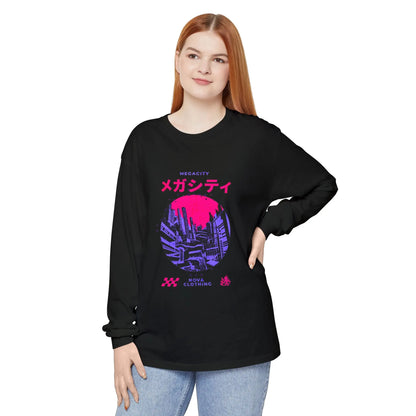 Retro Graphic Long Sleeve T-Shirt, Casual Unisex Tee, Streetwear, Gift for Him/Her, Perfect for Fall & Winter