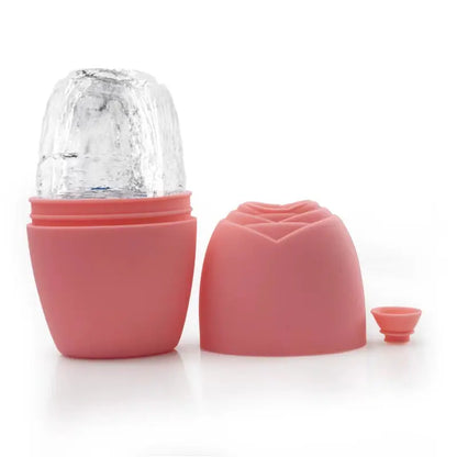 Skin Care Face Lifting Contouring Tool Silicone Ice Cube Trays Ice Globe Ice Balls Face Massager Facial Roller Reduce Acne