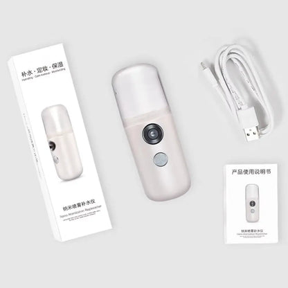 Mini 30Ml Humidifier Diffuser Nano Face Spray USB Facial Body Nebulizer Steamer Moisturizing Humidifier Skin Care