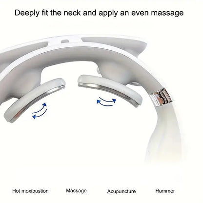 Back Neck Massager, 4 Massage Heads Smart Shoulder Neck Massage Tools for Home Use, Valentine'S Day Gift