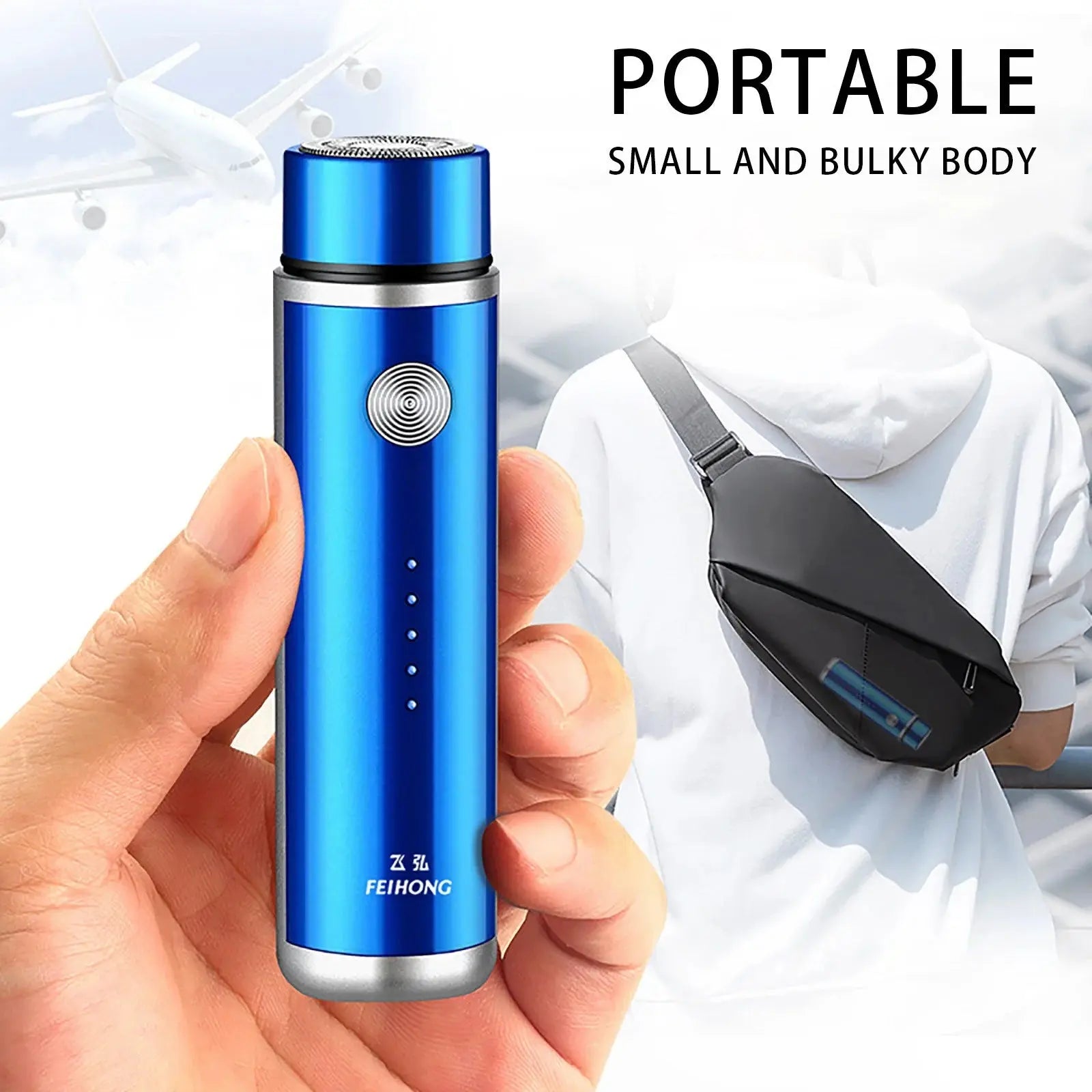 Mini Electric Shavers Portable Electric Cordless Pocket USB Rechargeable Wet and Dry Use Men'S Bikini Shavers Shaving Compatible with Machine for Men 220V Hc4250 Shortcut Razors for Men One Hair Trim