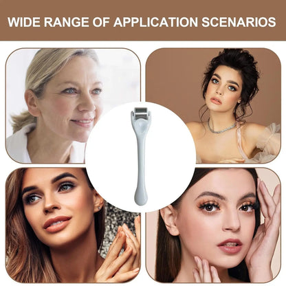 Facial Massage Roller | Ice Facial Roller | Ice Rollers Massager | Skin Care Metal Facial Massager to Brighten Skin and Enhancing Natural Glow for Puffy Eyes Dark Circles Migraine