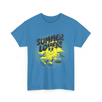 Summer Lover Unisex Heavy Cotton Tee, Beachwear, Summer Clothing, Casual Wear, Festival Outfit, Gift for Him, Gift for Her