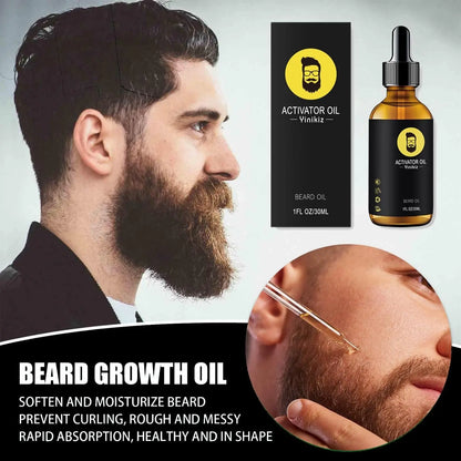 Beard Grooming Kit - Men'S Christmas Stocking Stuffer with Brush, Comb, Balm, Growth Oil, Scissors