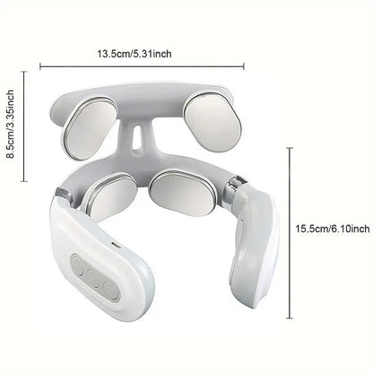 Back Neck Massager, 4 Massage Heads Smart Shoulder Neck Massage Tools for Home Use, Valentine'S Day Gift