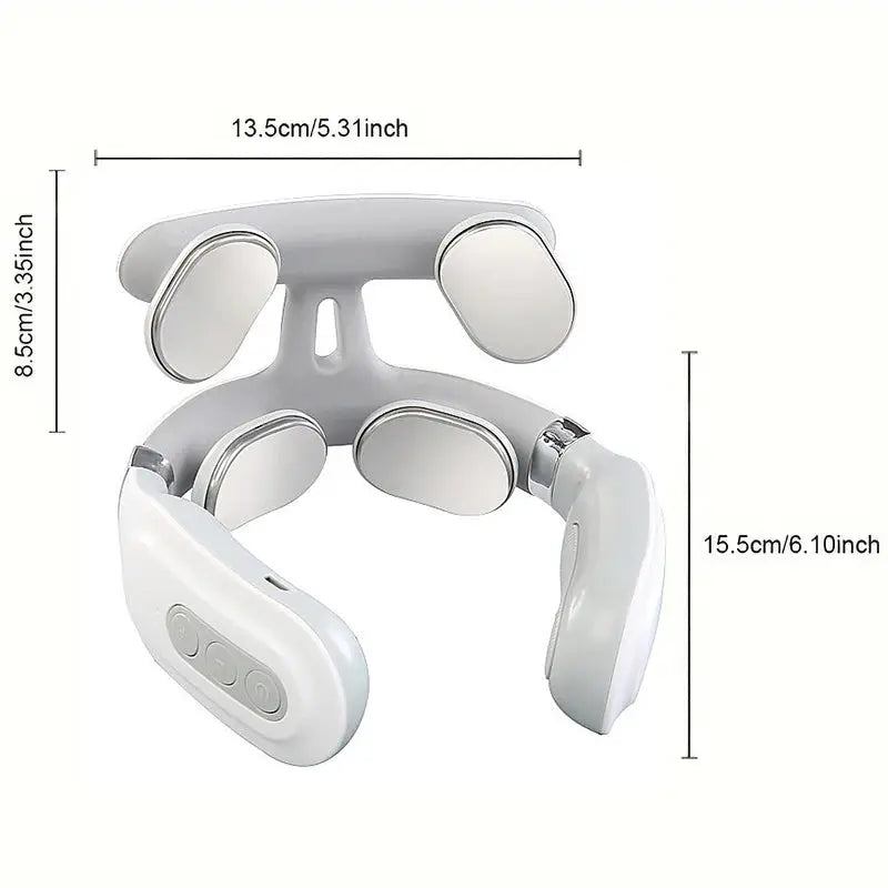 Back Neck Massager, 4 Massage Heads Smart Shoulder Neck Massage Tools for Home Use, Valentine'S Day Gift