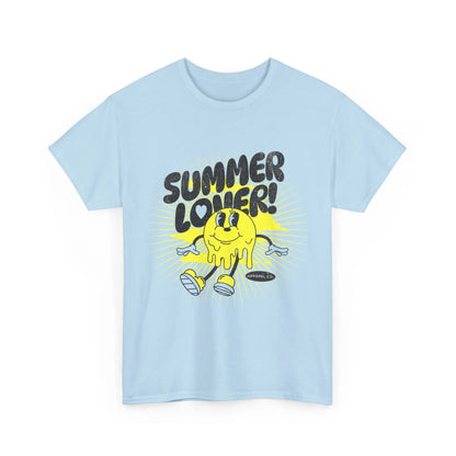 Summer Lover Unisex Heavy Cotton Tee, Beachwear, Summer Clothing, Casual Wear, Festival Outfit, Gift for Him, Gift for Her