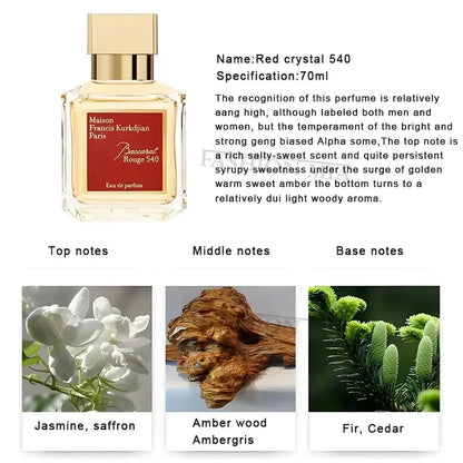 70Ml Original Arabic Perfume Women Long Lasting Atomizer Sexy Lady Parfumes Body Spray Antiperspirant Men Cologne Fragrance