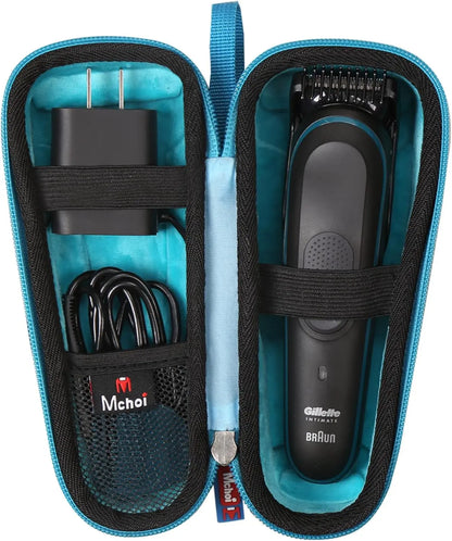 Hard Case Suitable for Gillette Intimate Men’S Manscape Pubic Hair Trimmer, Waterproof Shockproof Manscaping Body Groomer Protective Case, Case Only