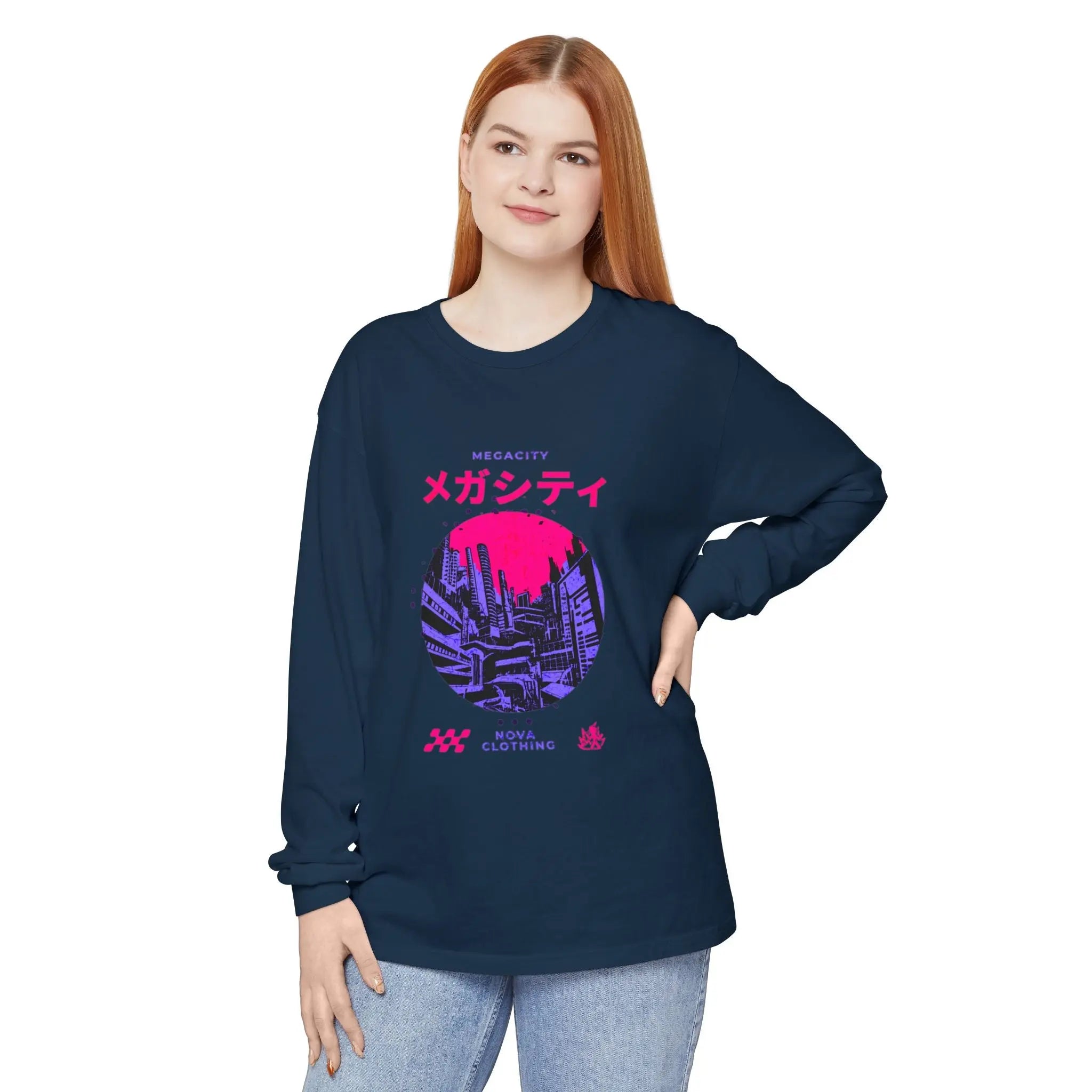 Retro Graphic Long Sleeve T-Shirt, Casual Unisex Tee, Streetwear, Gift for Him/Her, Perfect for Fall & Winter