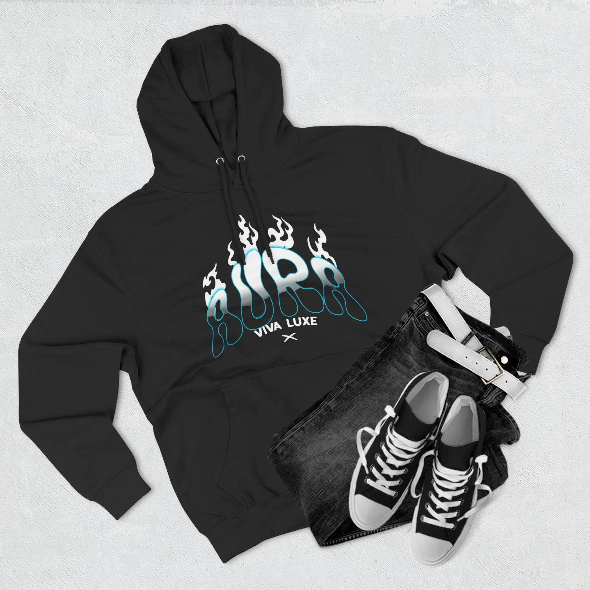 Fleece Hoodie Aura Design