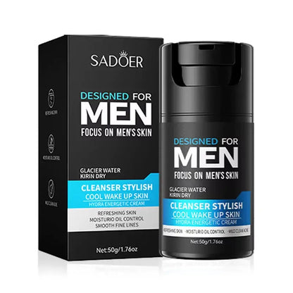 Men'S Skin Care Sets Moisturizing Face Cream Facial Mask Lip Balm Sunscreen Facial Cleanser Eye Cream Men Skin Care Kit