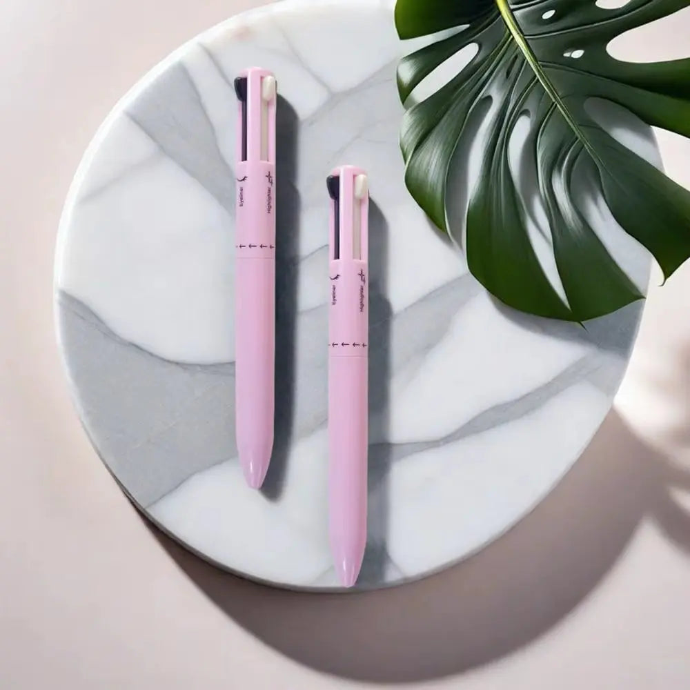 Multi-Functional 4-In-1 Makeup Pencil Eyeliner Lip Liner Eyebrow Pencil Swivel Waterproof & Sweatproof Makeup Tools