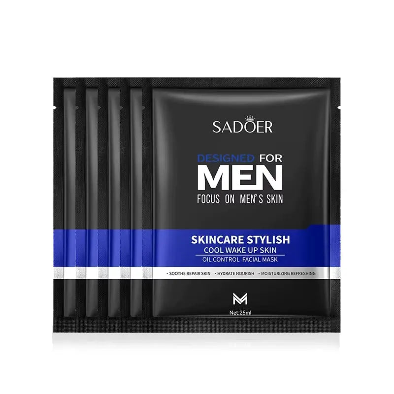 Men'S Skin Care Sets Moisturizing Face Cream Facial Mask Lip Balm Sunscreen Facial Cleanser Eye Cream Men Skin Care Kit