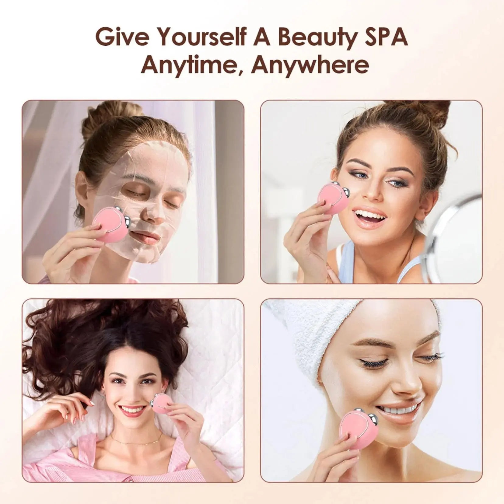 Microcurrent Facial Device, Mini Microcurrent Face Lift Device, Face Lift Toning/Sculpting/Firming Tool, Anti-Ageing, Skin and Rejuvenation