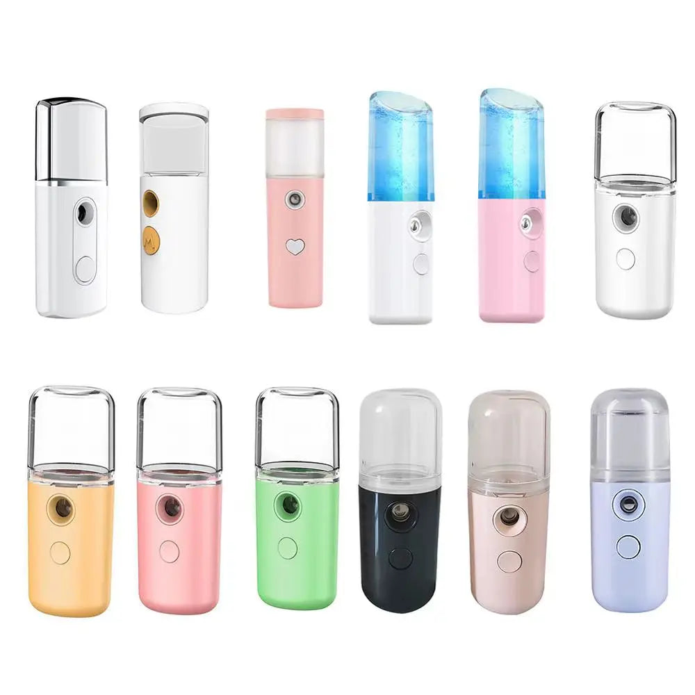 Mini 30Ml Humidifier Diffuser Nano Face Spray USB Facial Body Nebulizer Steamer Moisturizing Humidifier Skin Care