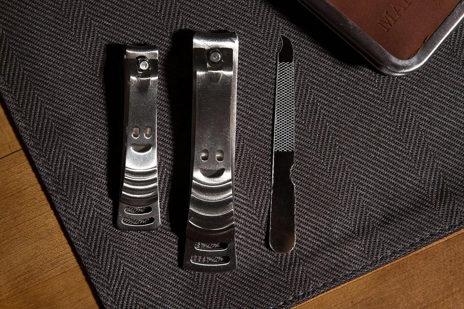 Mens Nail Grooming Kit - Nail Clippers for Men - Stainless Steel Mens Nail Clippers Set - Christmas Stocking Stuffers for Mens