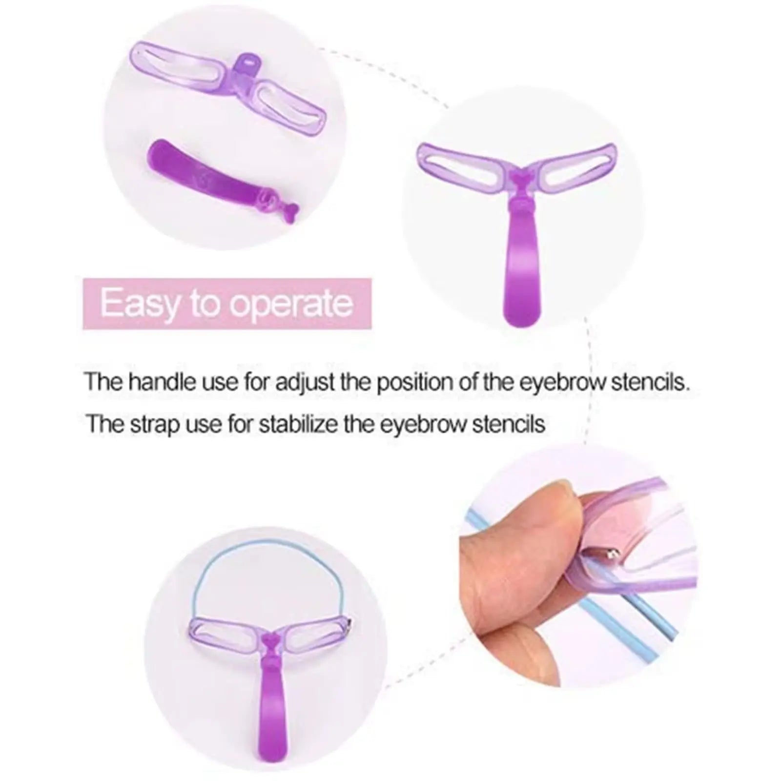 8 Styles Eyebrow Stencil Shaping Eye Brow Reusable Adjustable Makeup Model Template Eyebrows Card Women Beauty Makeup Tools