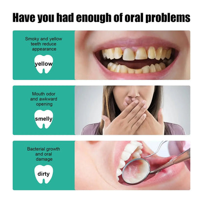 Effective Teeth Whitening Mousse Dental Cleaning Teeth Bleach Yellow Tooth Stain Remover Oral Refresh Toothpaste Mousse